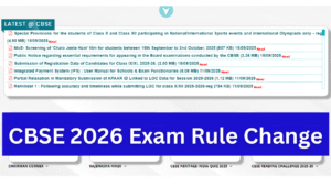 CBSE 2026 Exam Rule Change